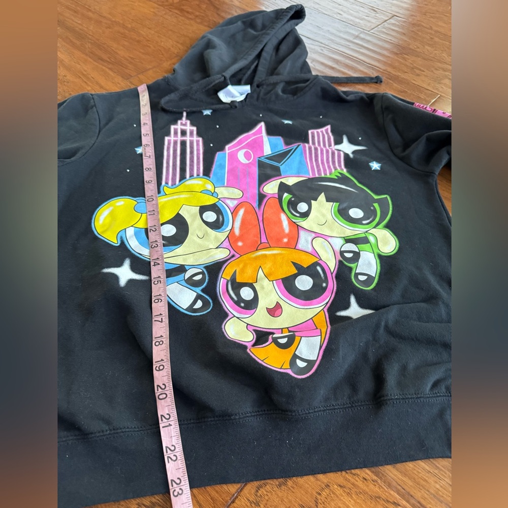 Cartoon Network Power Puff Girls Black Hoodie - Picture 7 of 7